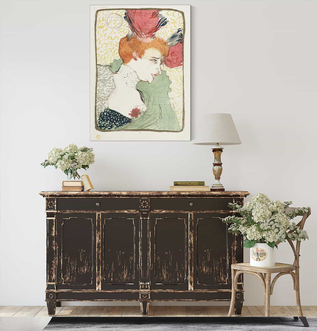 Bust Of Mademoiselle Lender by Henri De Toulouse Lautrec