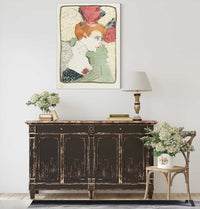 Bust Of Mademoiselle Lender by Henri De Toulouse Lautrec