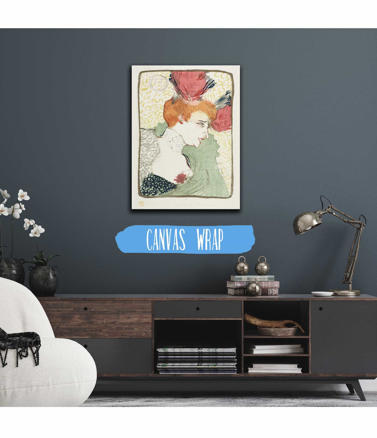 Bust Of Mademoiselle Lender by Henri De Toulouse Lautrec