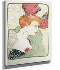 Bust Of Mademoiselle Lender by Henri De Toulouse Lautrec