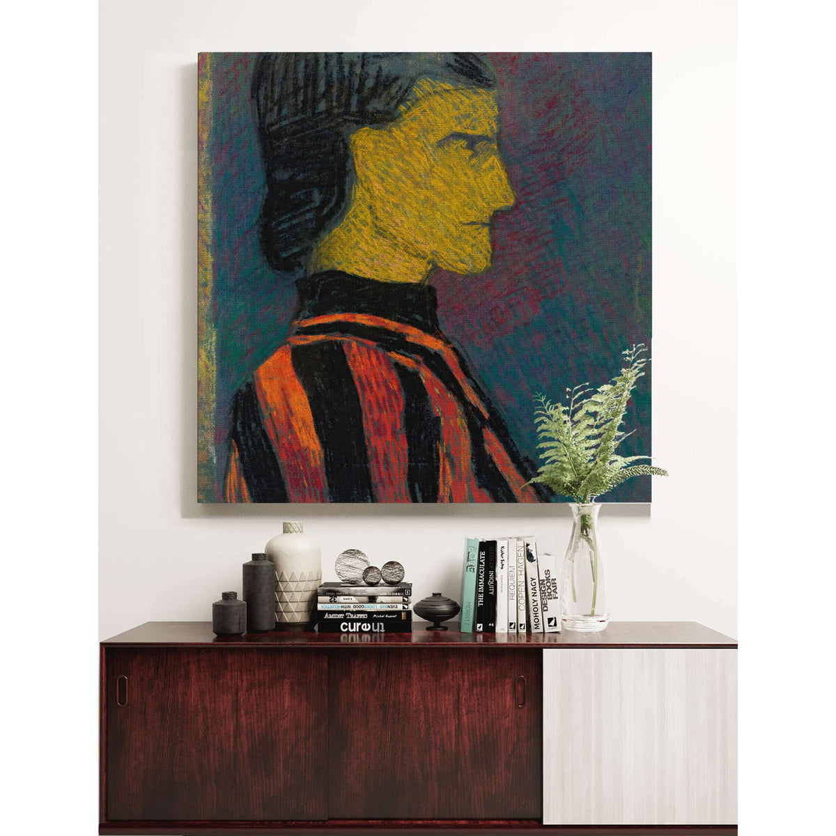 Buste Dhomme En Costume by Edouard Vuillard