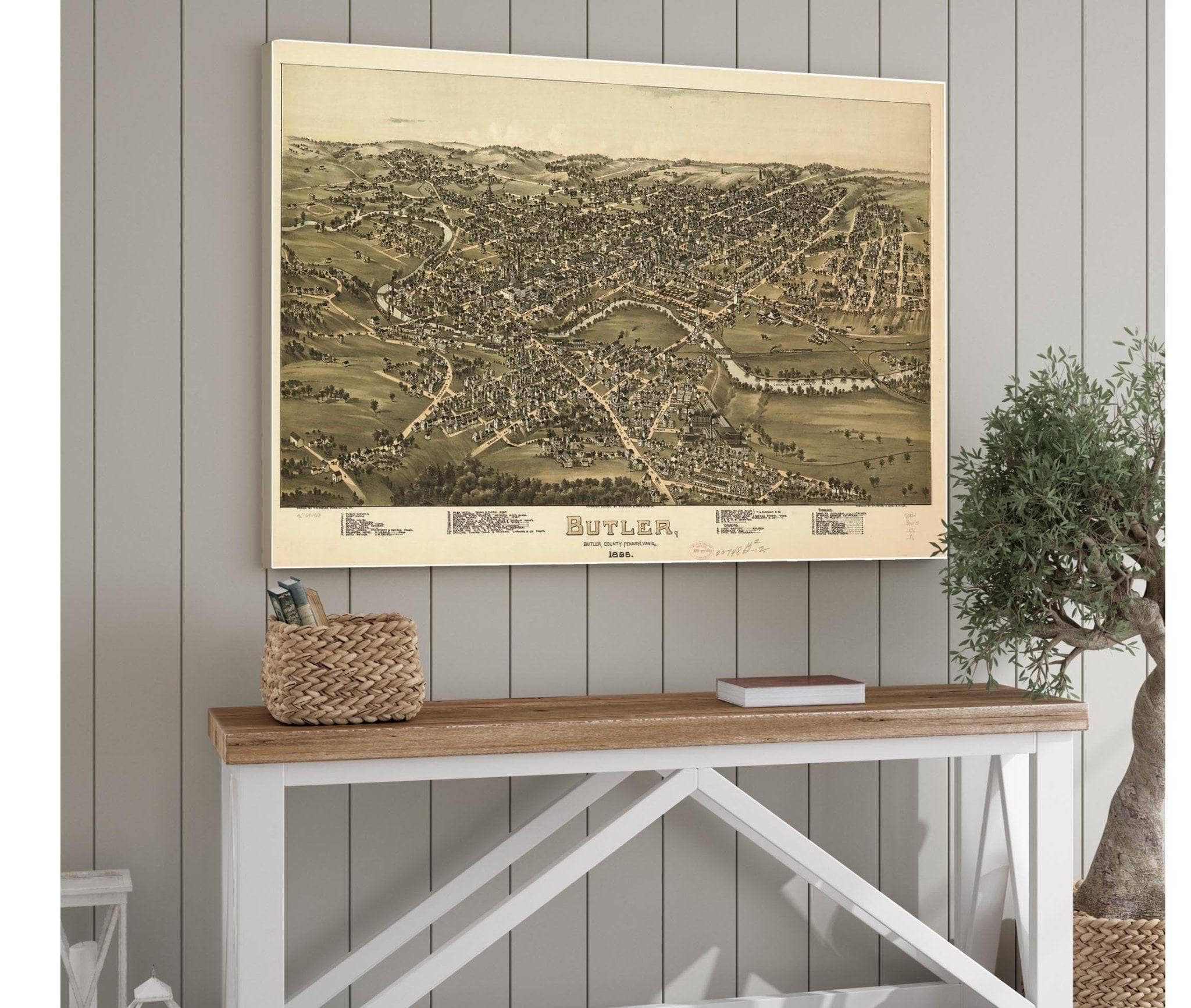 Butler Butler County Pennsylvania 1896  State Of Pennsylvania