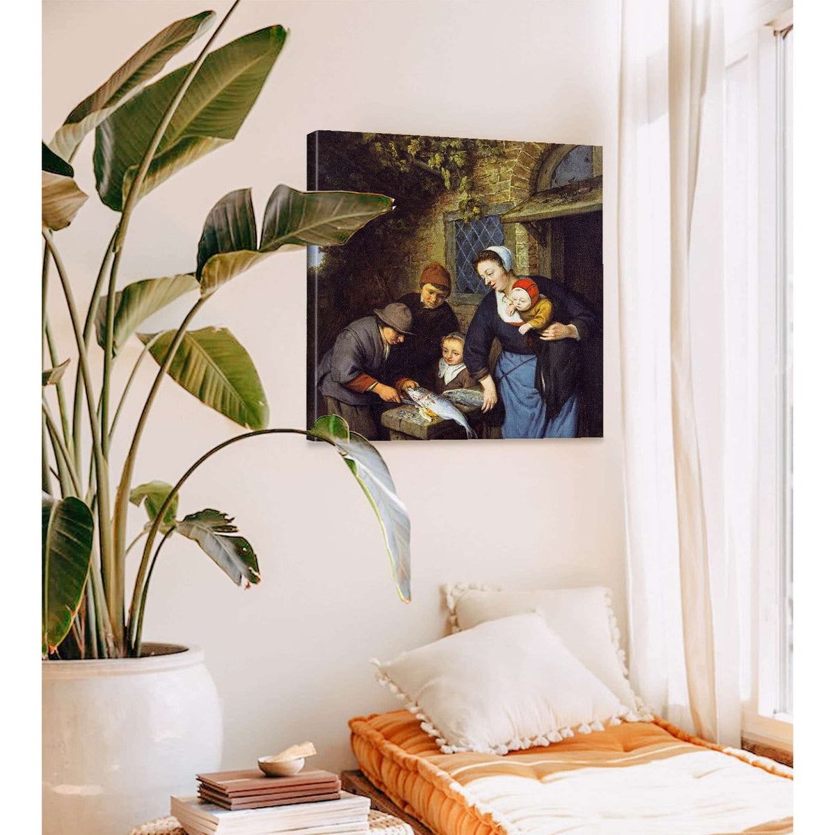 Buying Fish by Adriaen Van Ostade