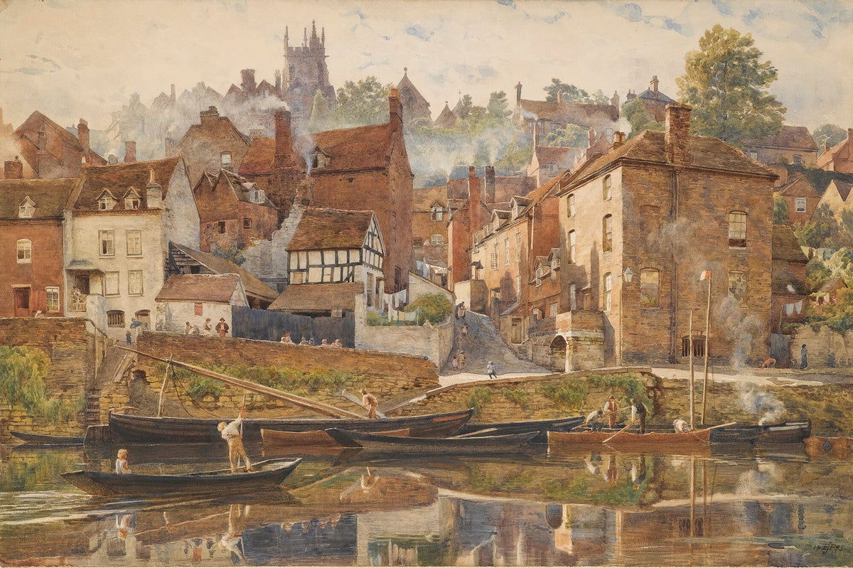 By Severnside Bridgnorth by Edward John Poynter