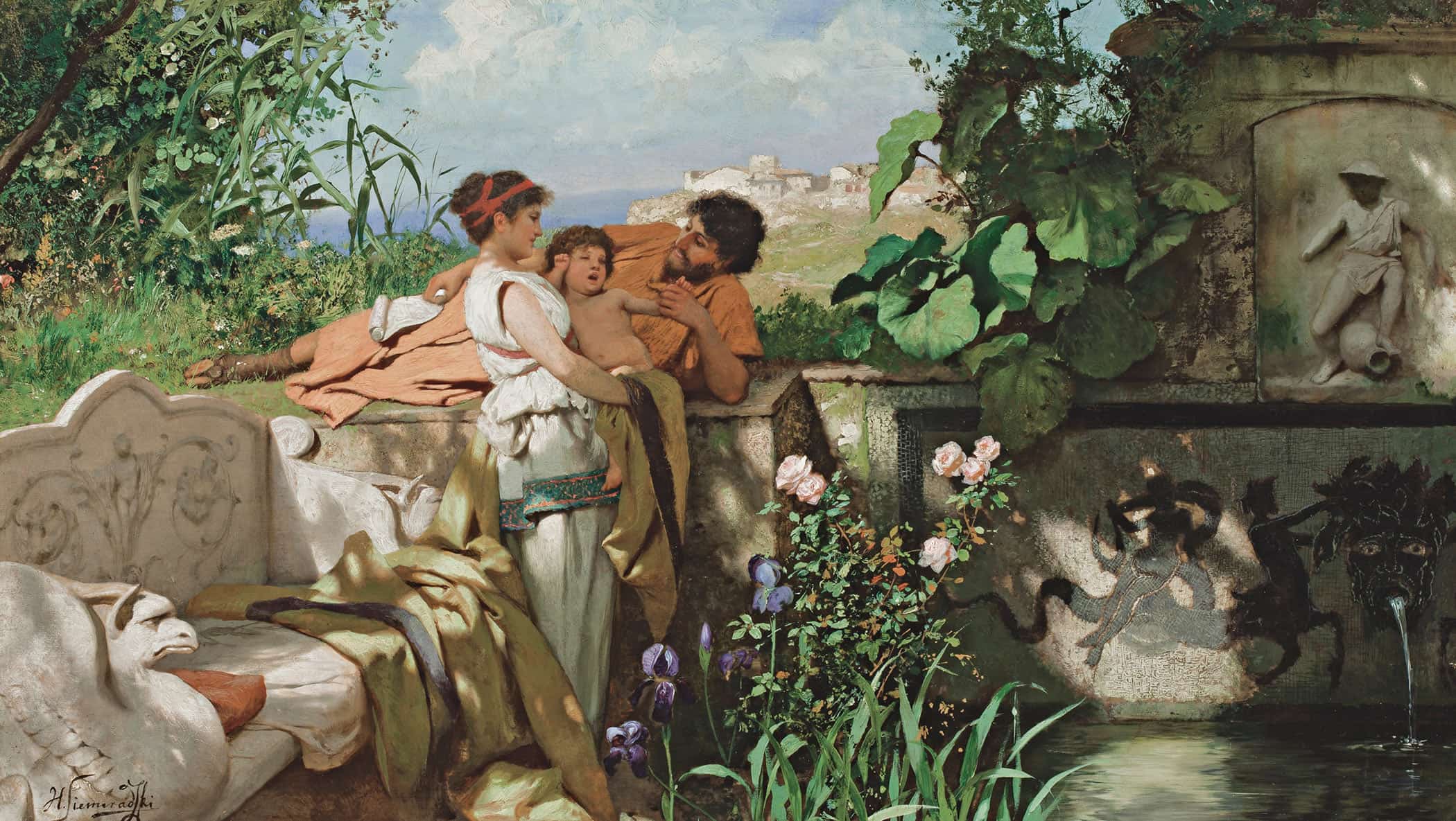 By The Fountain by Henryk Siemiradzki