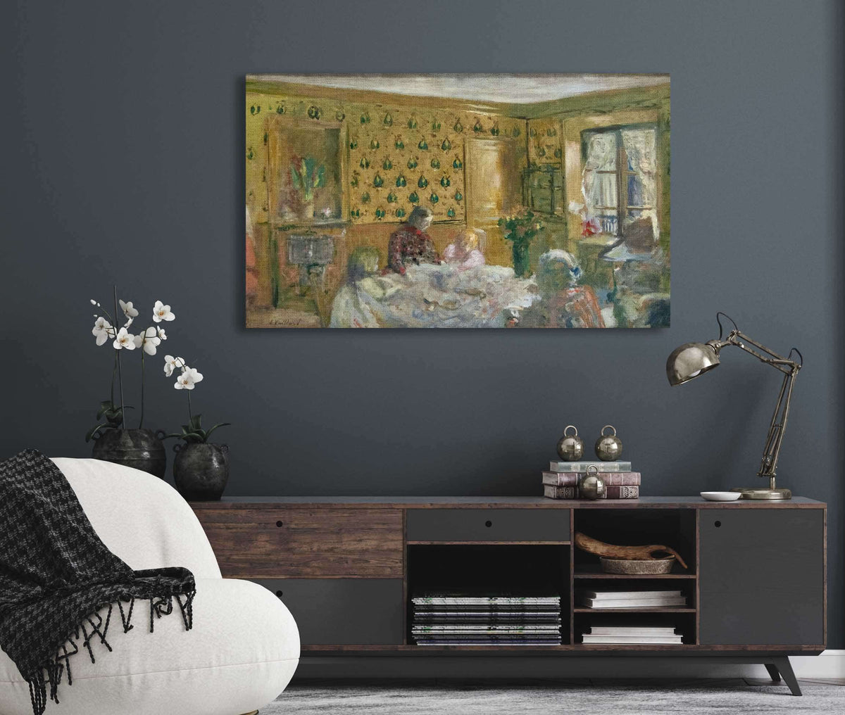 By The Worktable by Edouard Vuillard