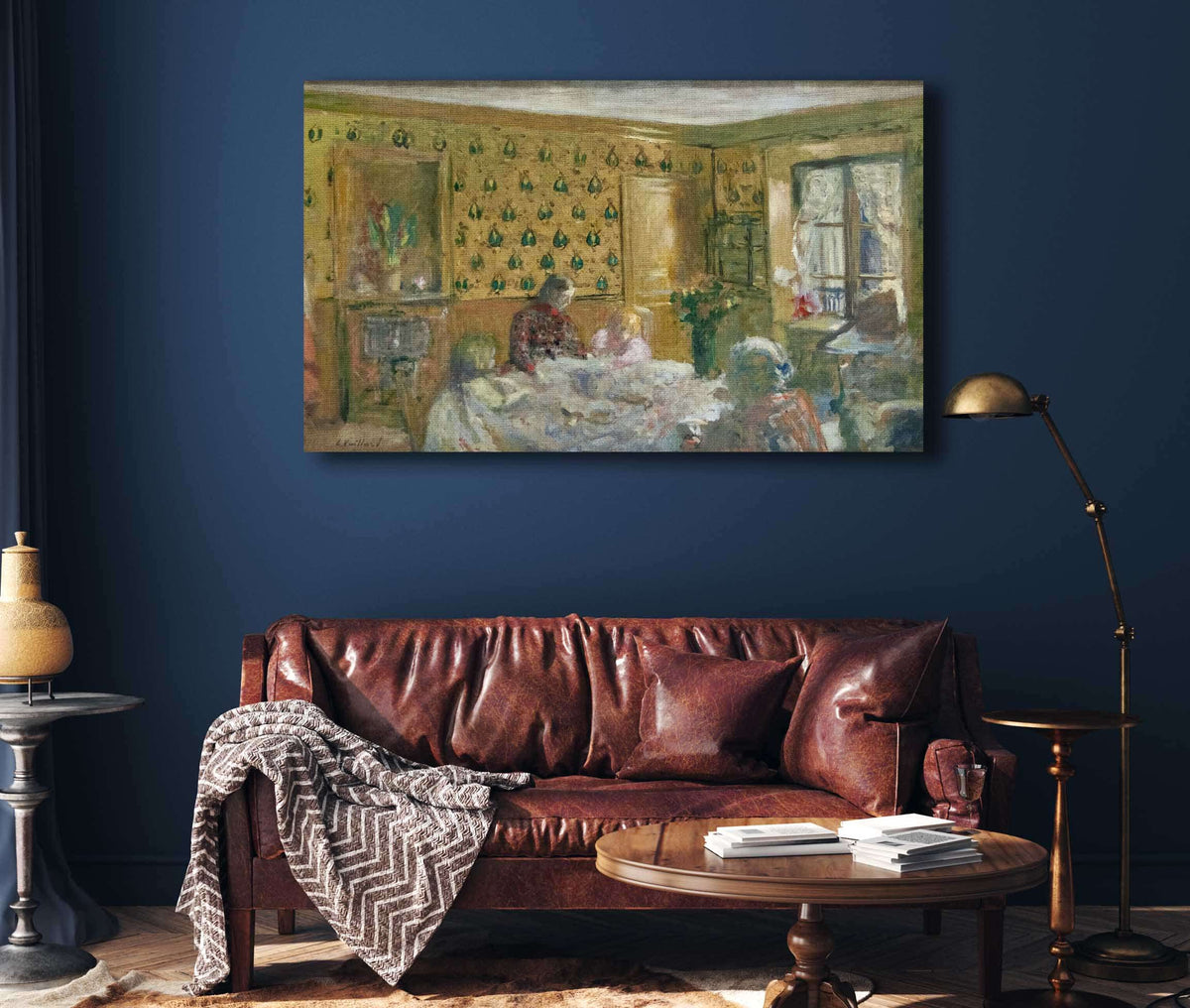 By The Worktable by Edouard Vuillard