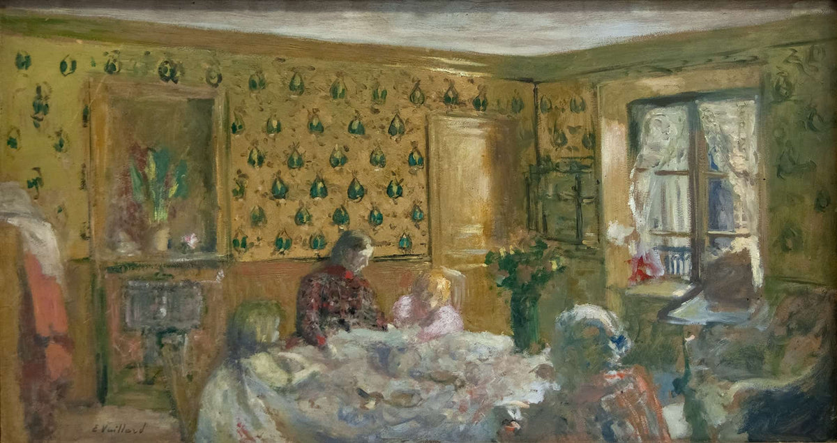 By The Worktable by Edouard Vuillard