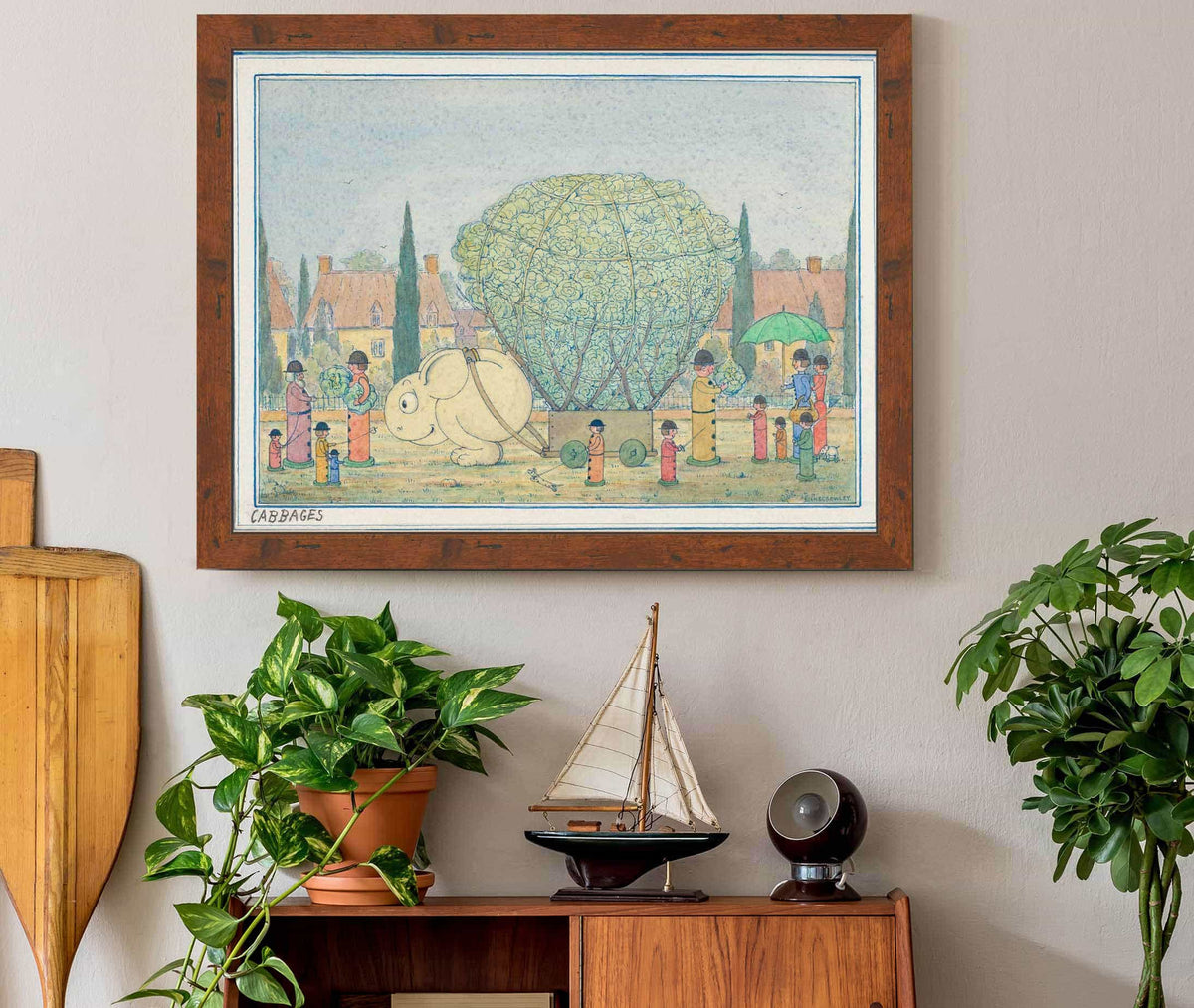 Cabbages A Wiggle Much Design by Herbert Crowley