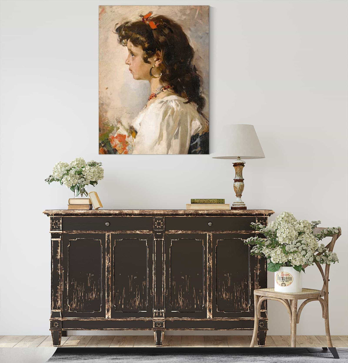 Cabeza De Italiana by Joaquin Sorolla