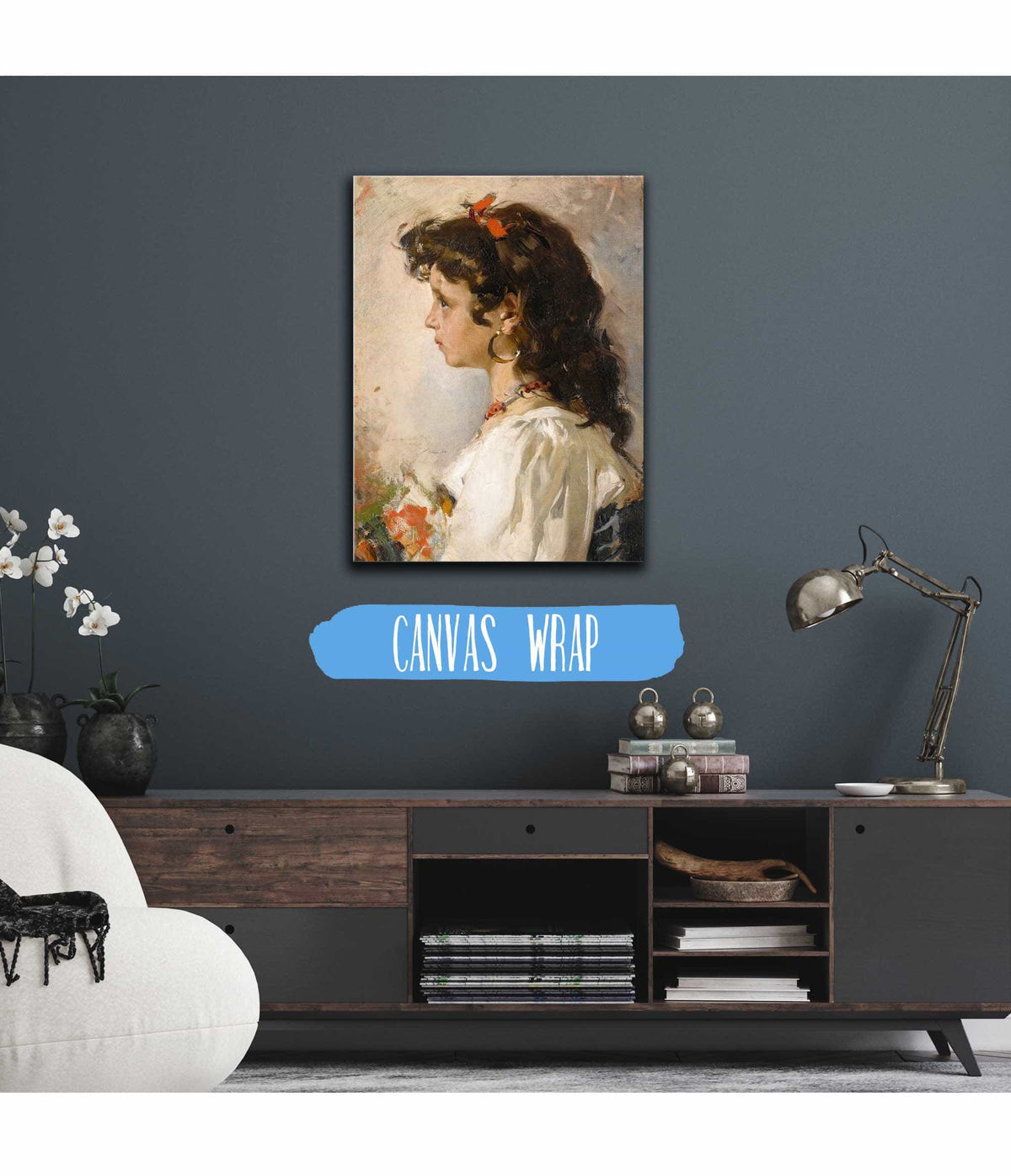 Cabeza De Italiana by Joaquin Sorolla