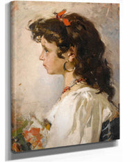 Cabeza De Italiana by Joaquin Sorolla