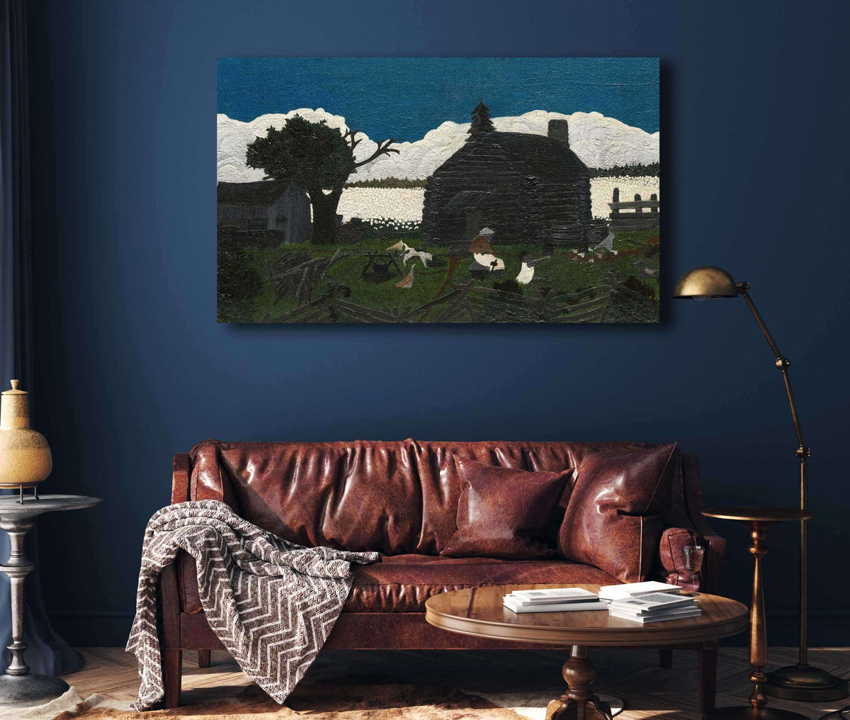 Cabin In The Cotton   by Horace Pippin