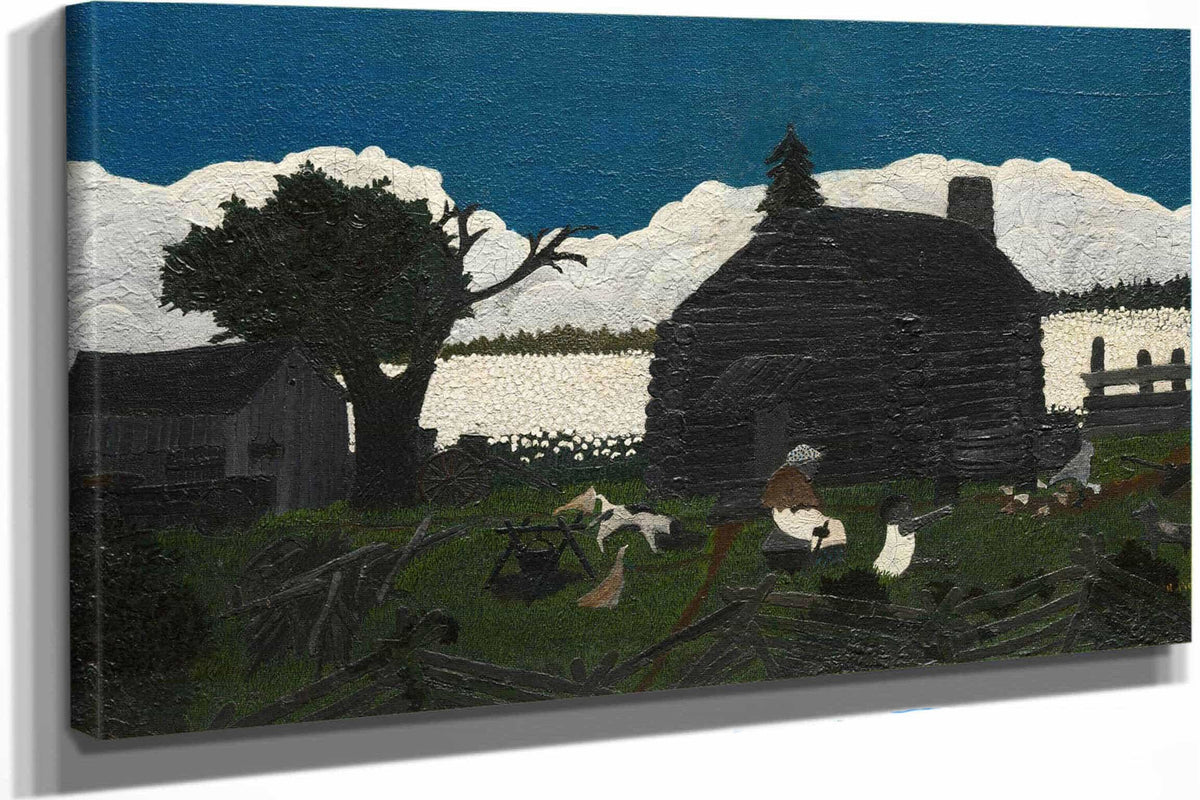 Cabin In The Cotton   by Horace Pippin