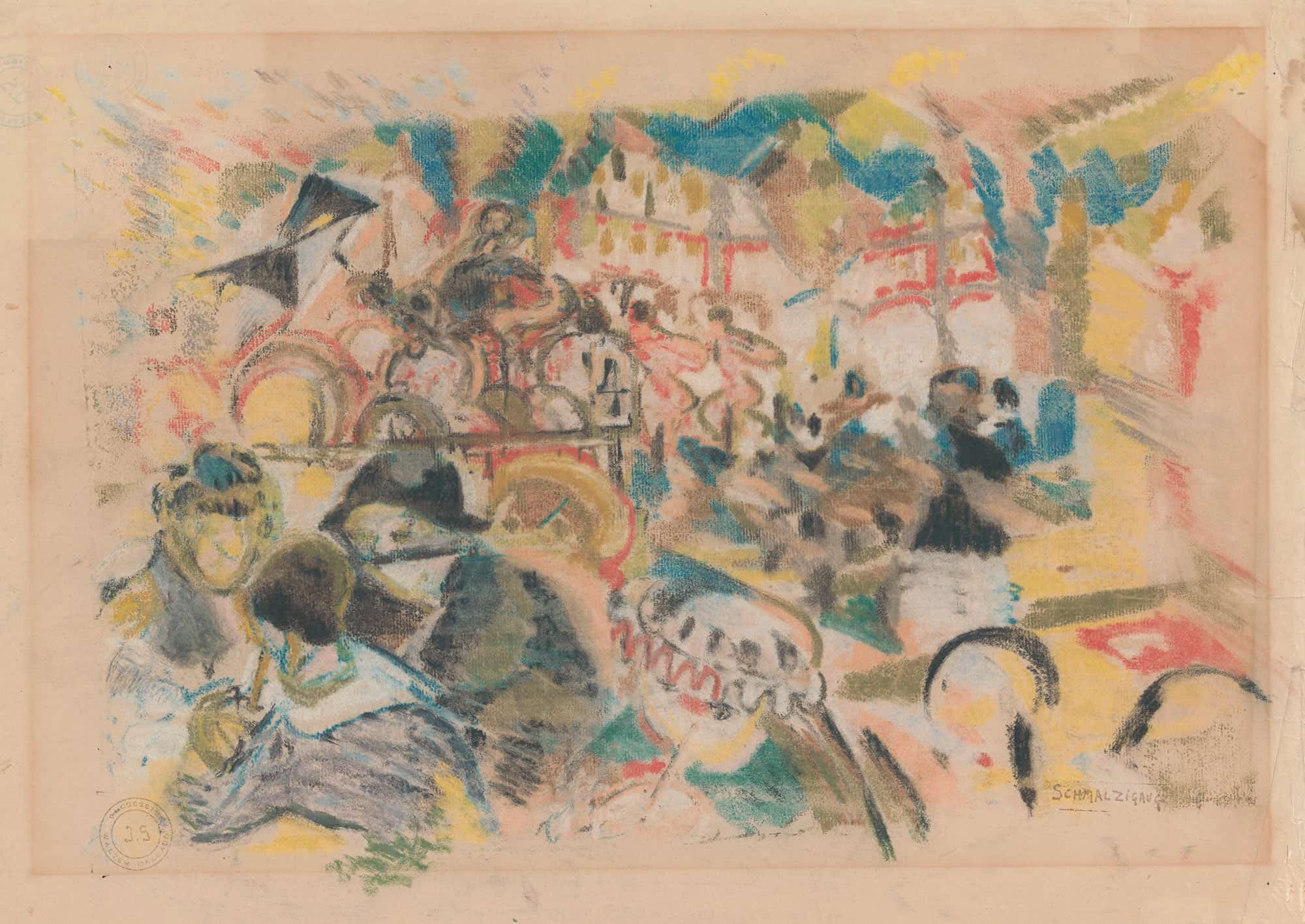 Cafe Chantant by Jules Schmalzigaug