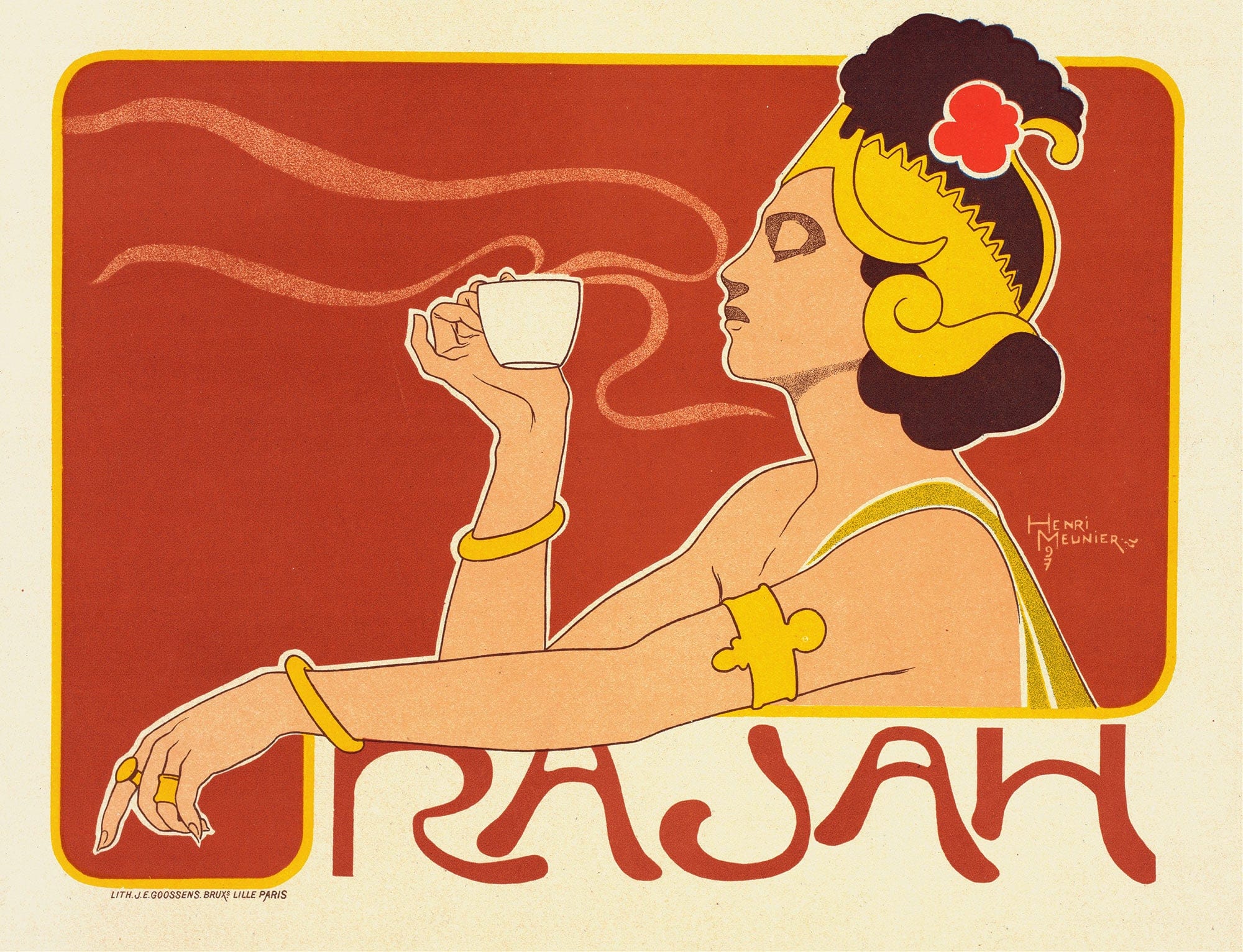 Cafe Rajah by Georges Meunier