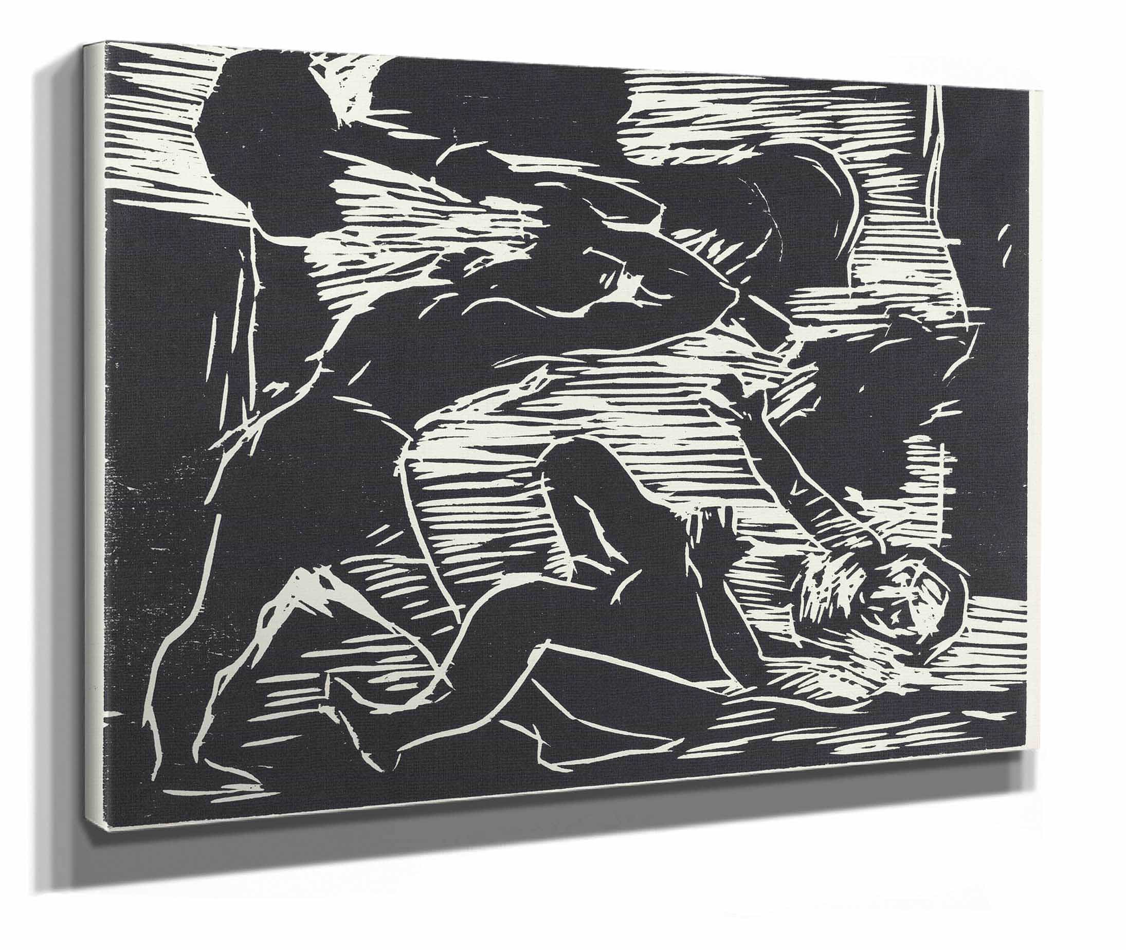 Cain And Abel Brudermord by Lovis Corinth