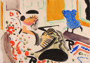 Calligraphic Interior by Henry Lyman Sayen