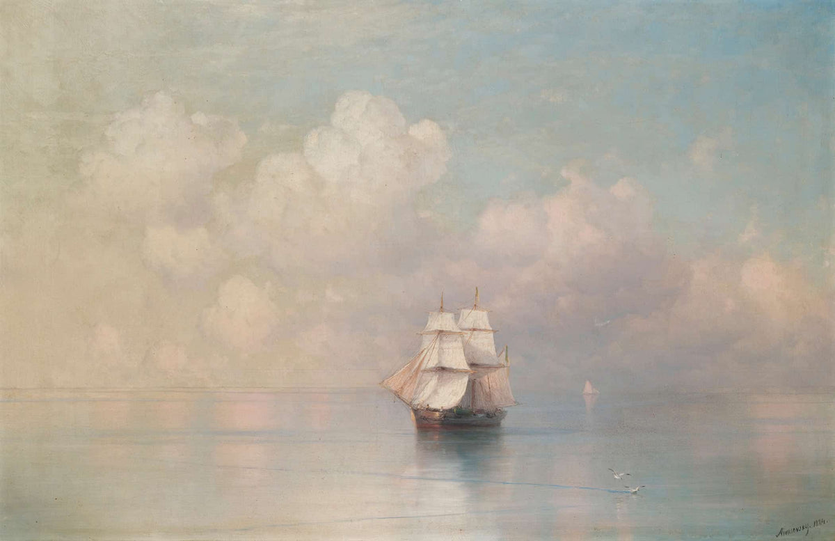 Calm Seas by Ivan Konstantinovich Aivazovsky