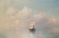 Calm Seas by Ivan Konstantinovich Aivazovsky