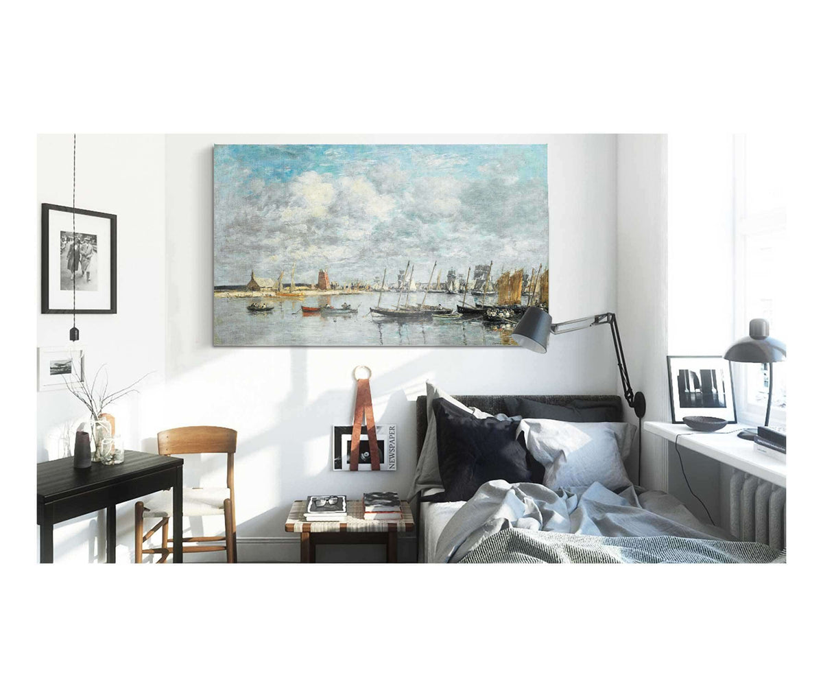 Camaret Le Port by Eugene Boudin