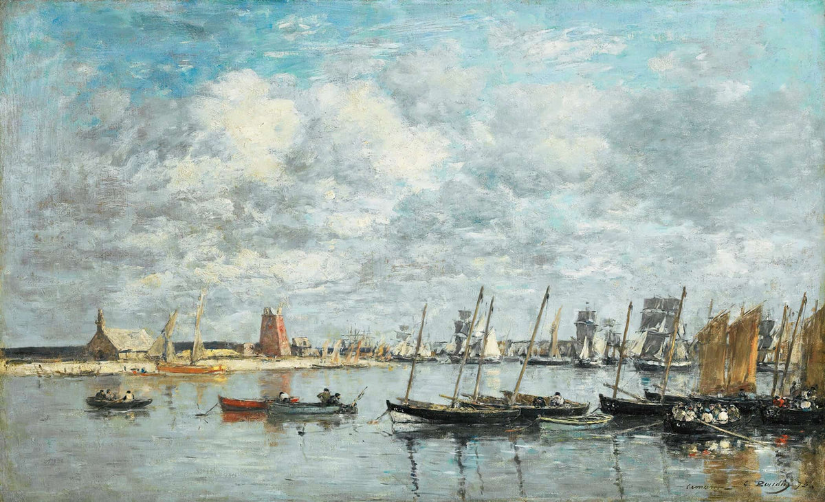 Camaret Le Port by Eugene Boudin