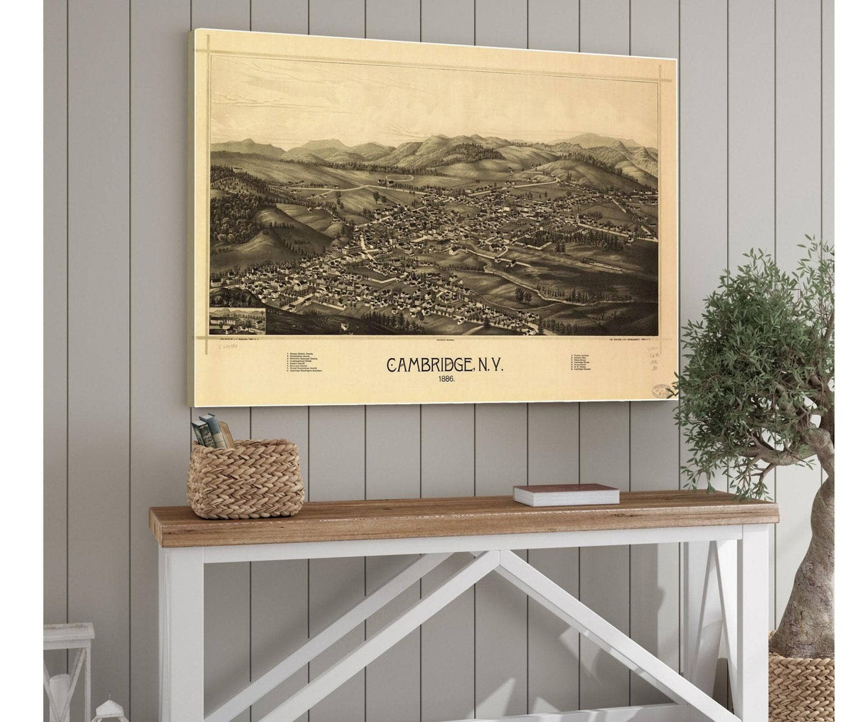 Cambridge Ny 1886  State Of New York