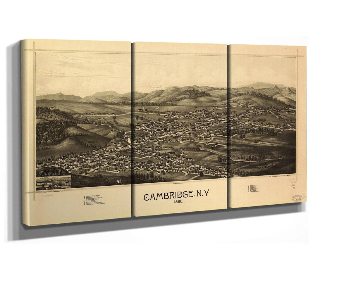 Cambridge Ny 1886  State Of New York