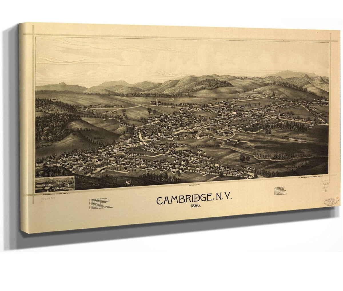 Cambridge Ny 1886  State Of New York