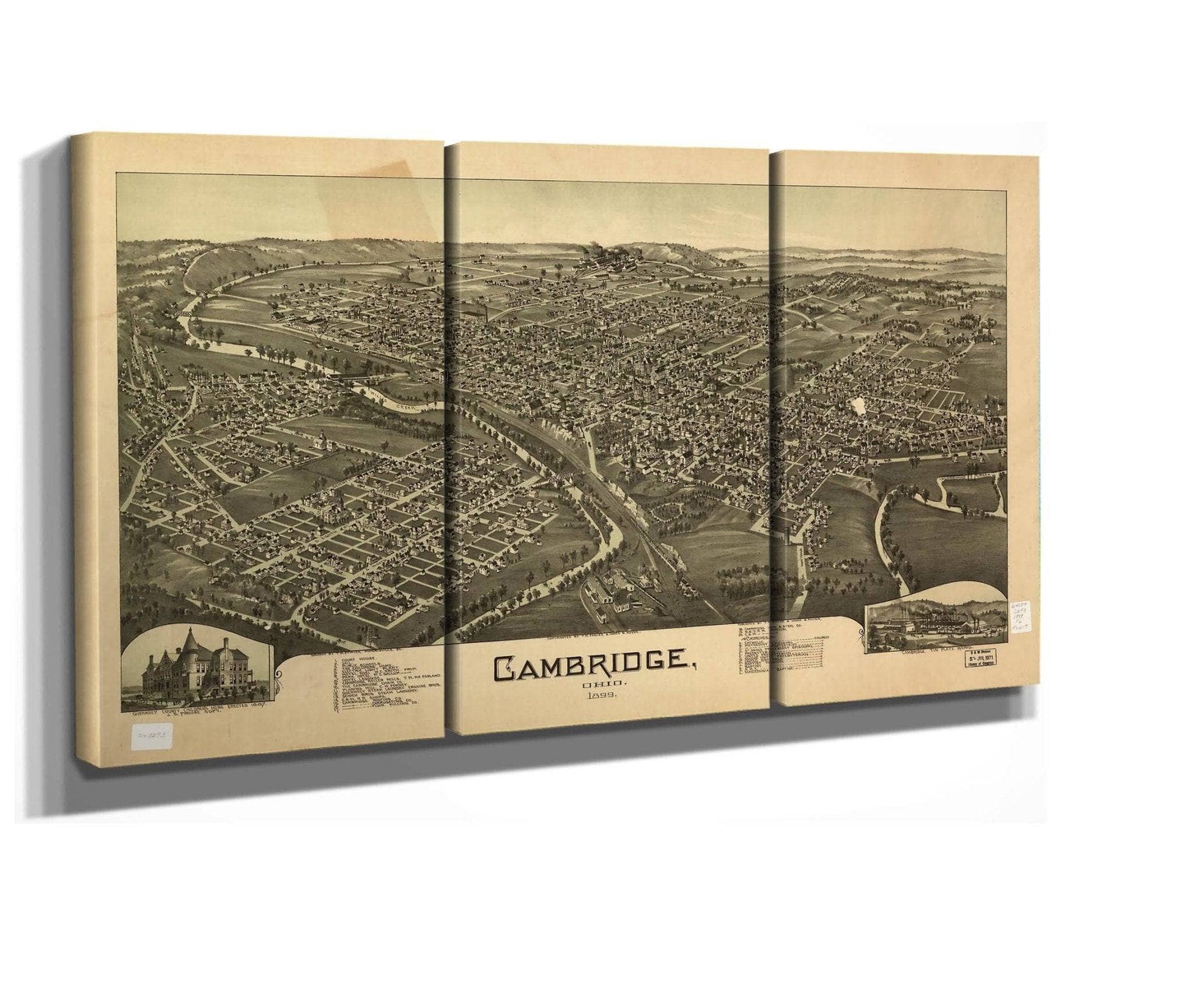 Cambridge Ohio 1899  State Of Ohio
