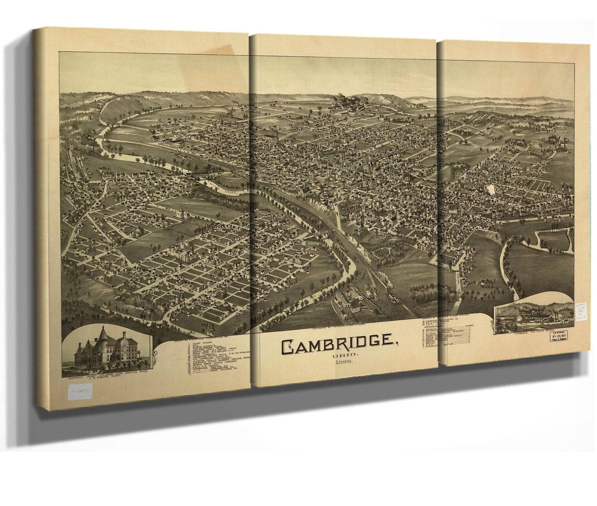 Cambridge Ohio 1899  State Of Ohio