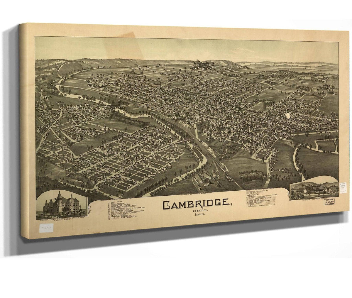 Cambridge Ohio 1899  State Of Ohio
