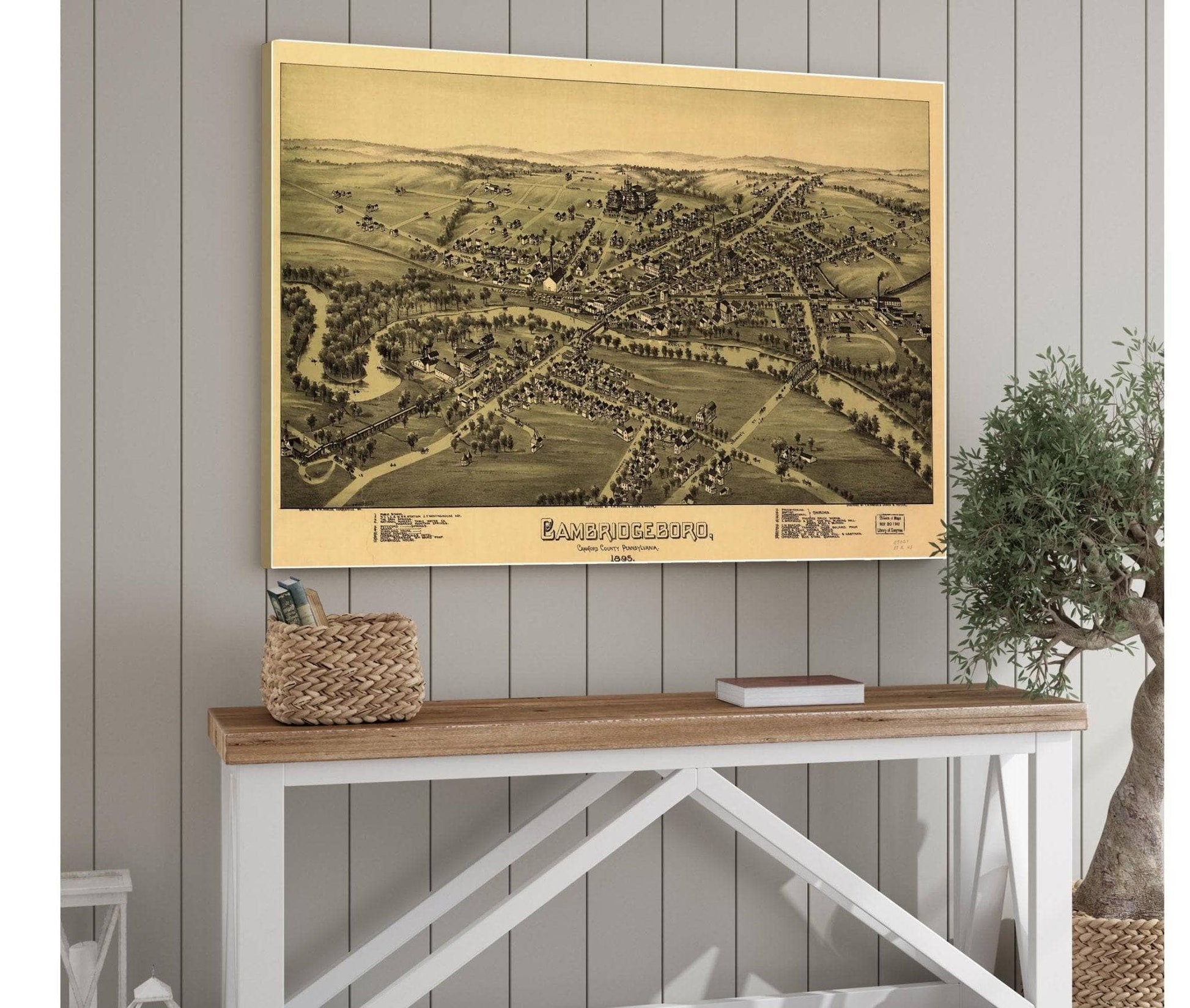 Cambridgeboro Crawford County Pennsylvania 1895  State Of Pennsylvania