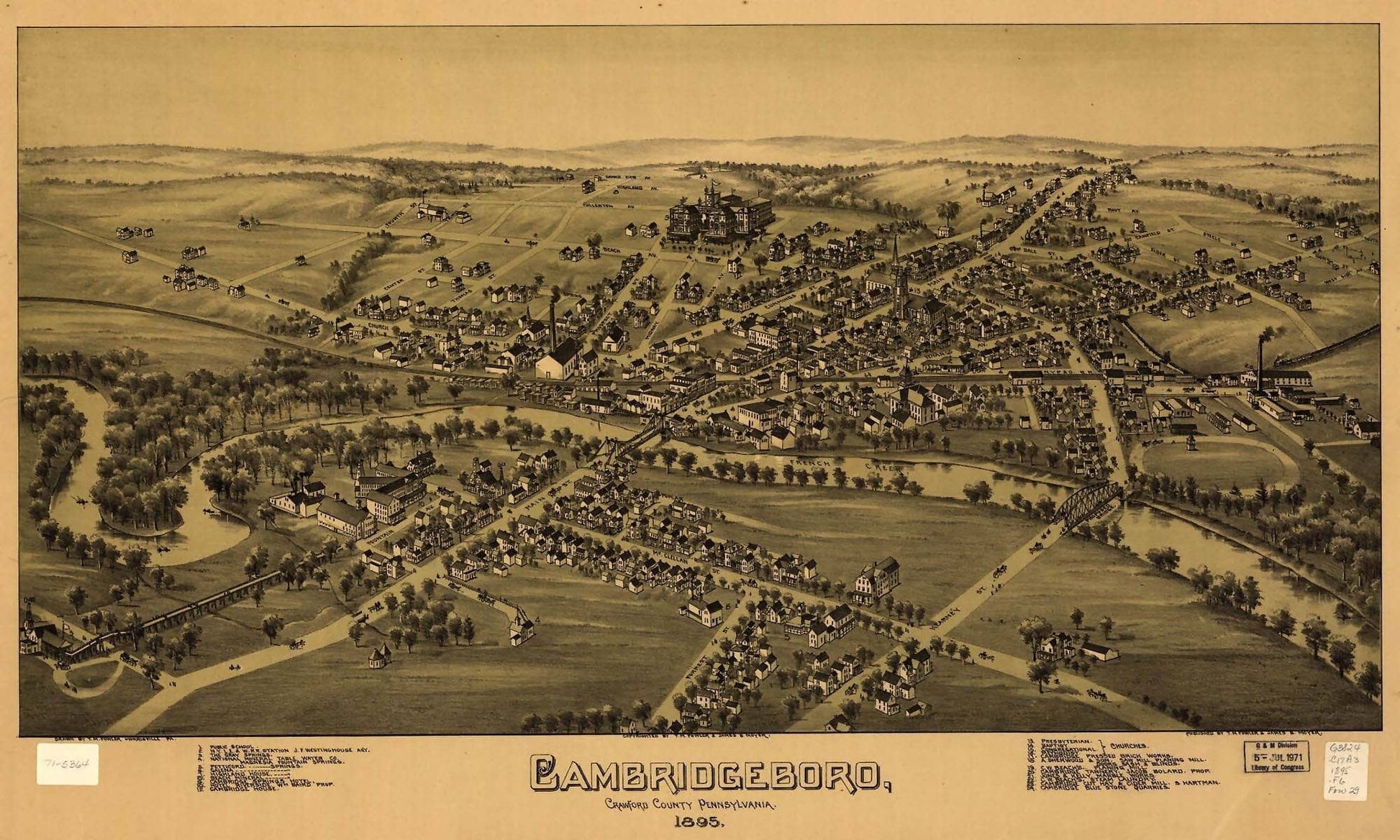 Cambridgeboro Crawford County Pennsylvania  State Of Pennsylvania