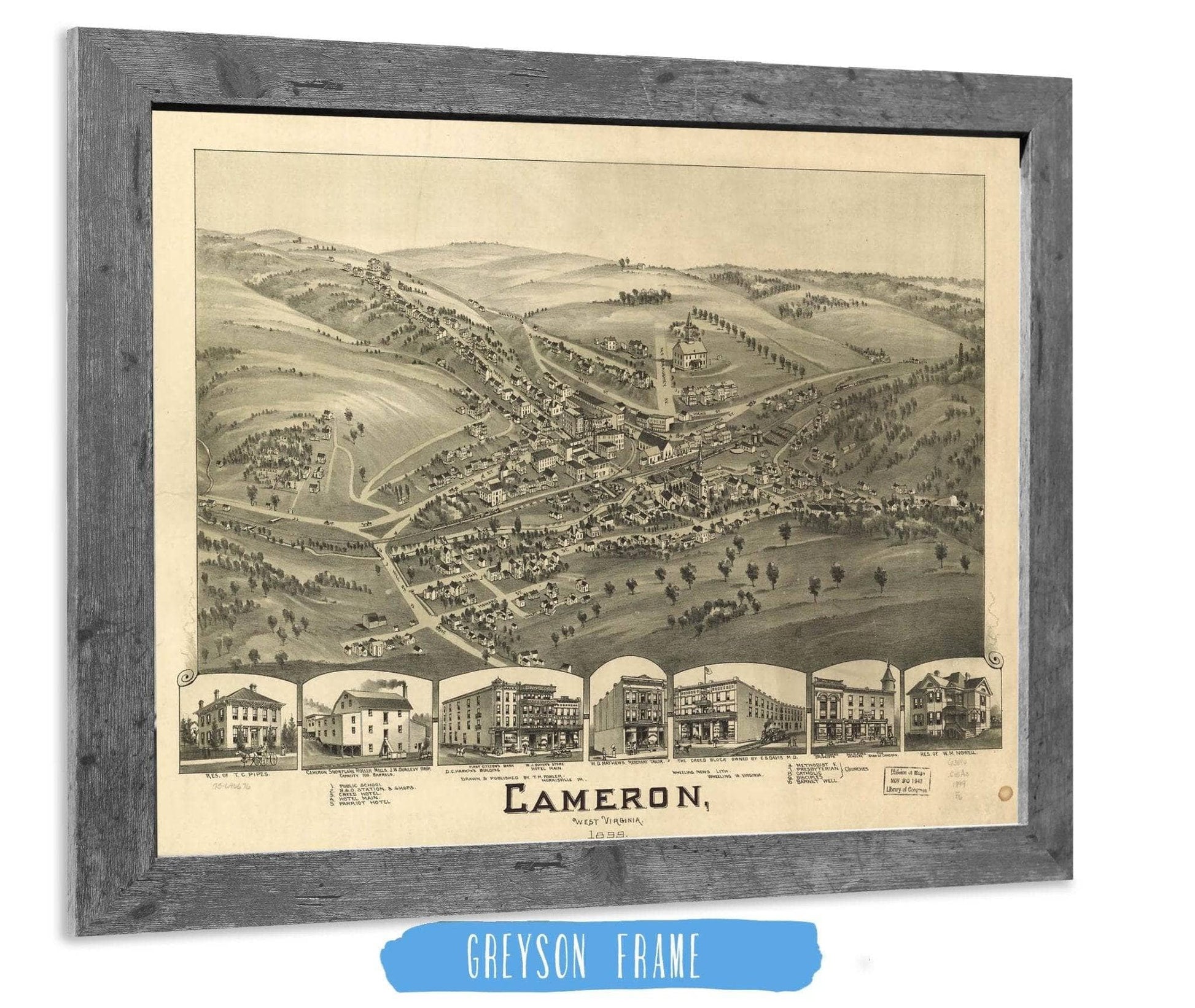 Cameron West Virginia 1899 State of West Virginia