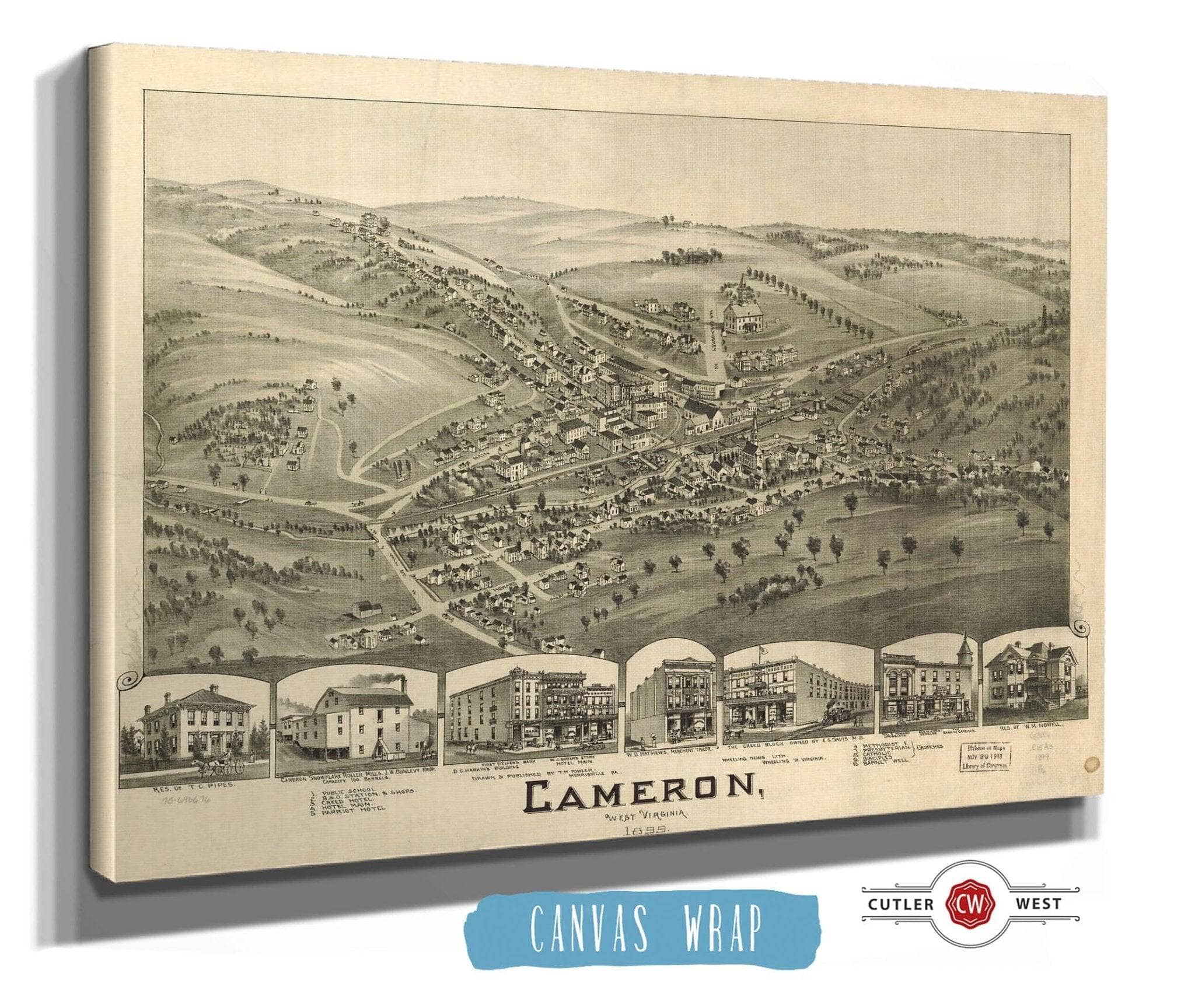 Cameron West Virginia 1899 State of West Virginia