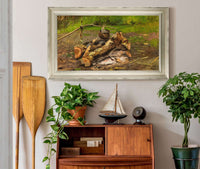 Camp In Vermont by John George Brown