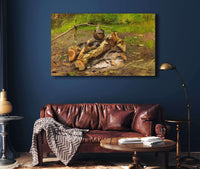 Camp In Vermont by John George Brown