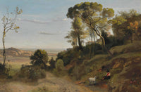Campagne De Naples by Jean Baptiste Camille Corot