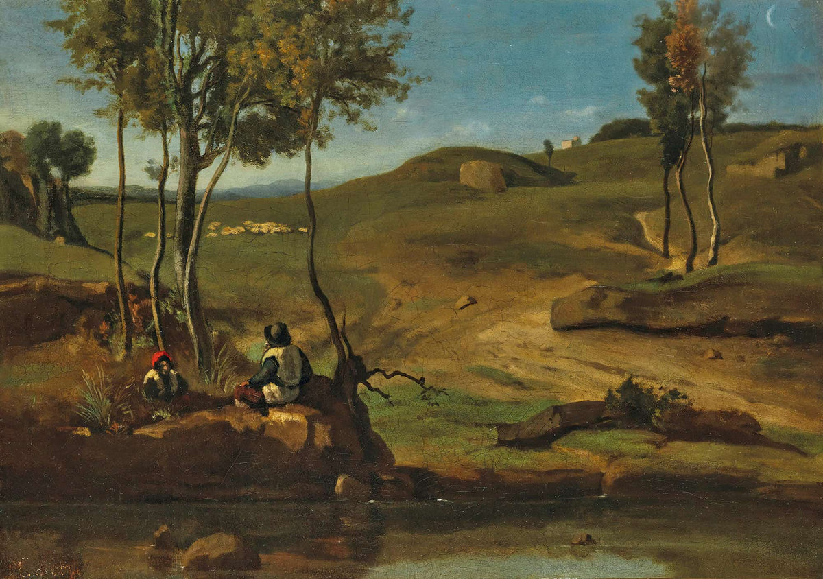 Campagne Italienne by Jean Baptiste Camille Corot
