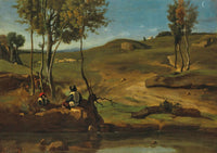 Campagne Italienne by Jean Baptiste Camille Corot