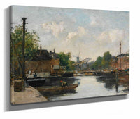 Canal A Rotterdam by Eugene Boudin