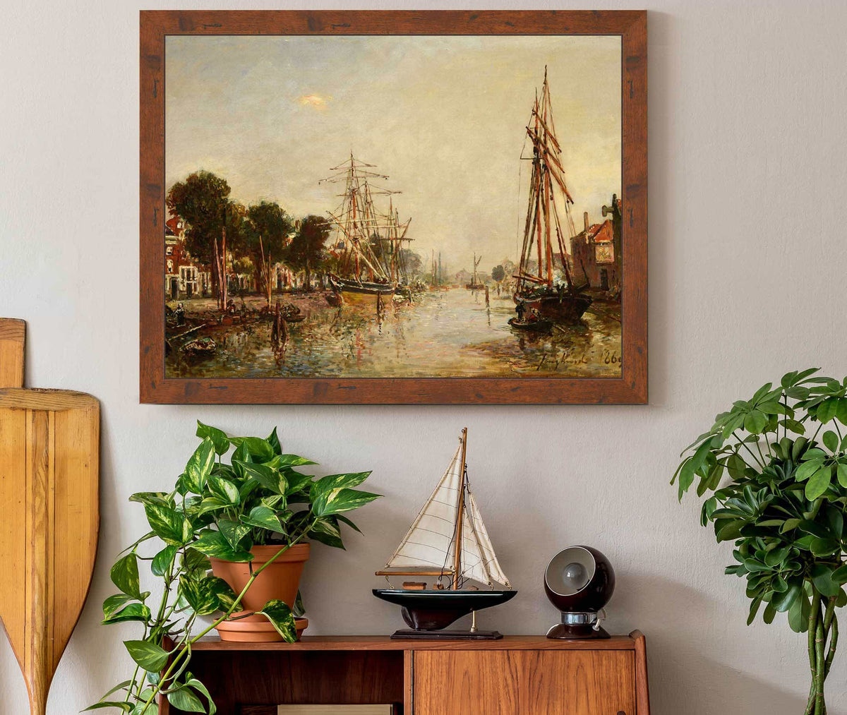 Canal En Hollande by Johan Barthold Jongkind