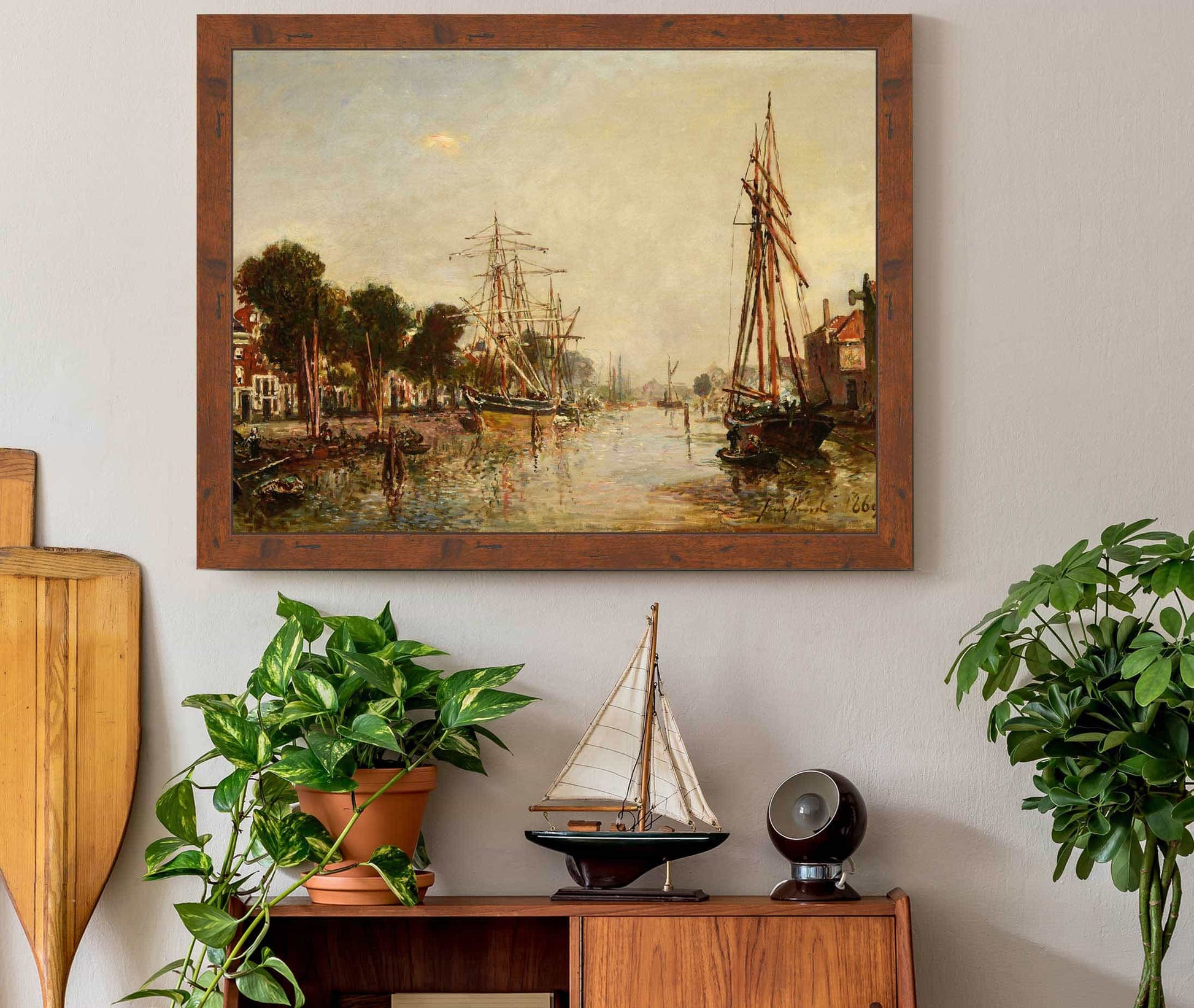 Canal En Hollande by Johan Barthold Jongkind