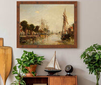 Canal En Hollande by Johan Barthold Jongkind