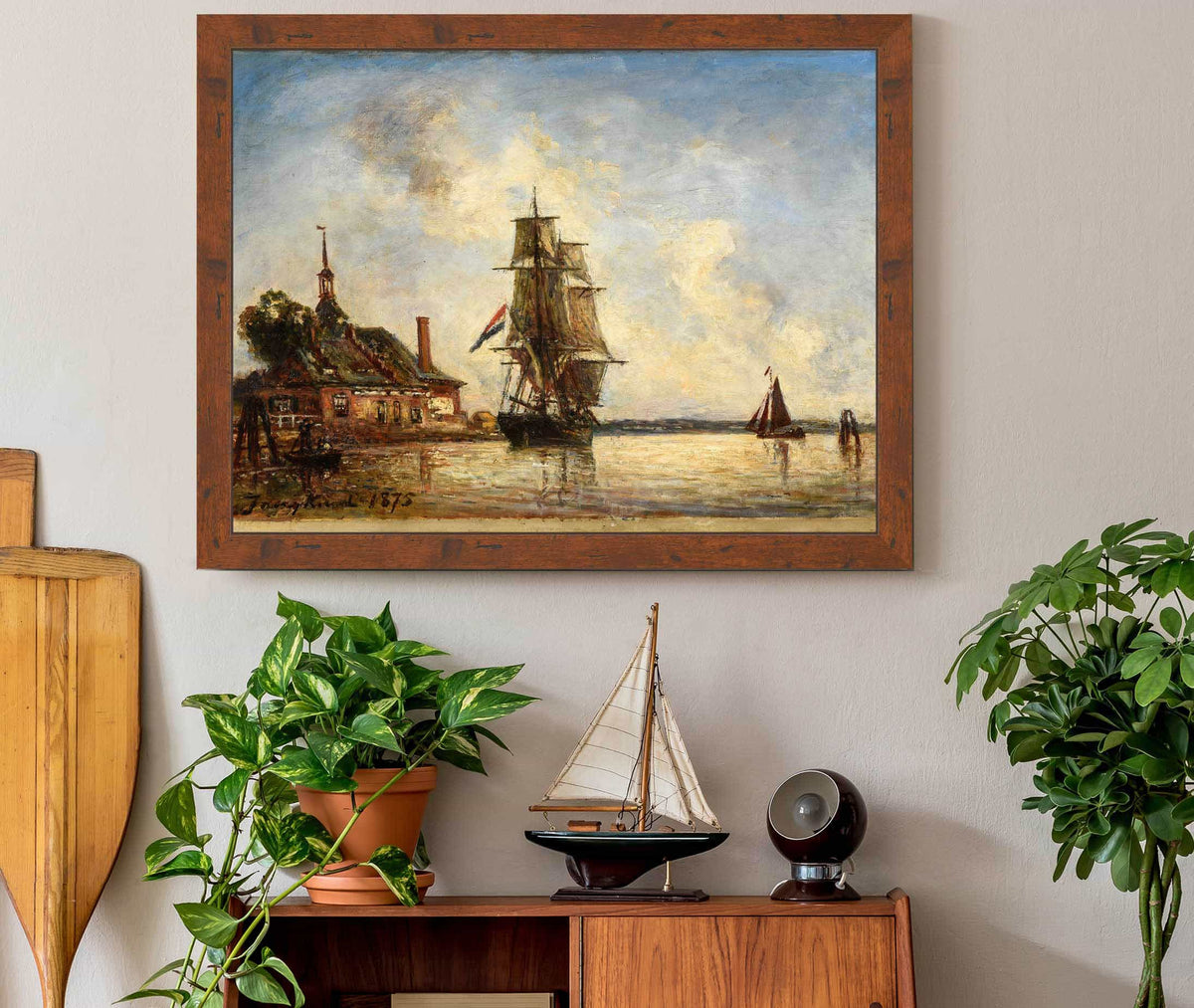 Canal En Hollande by Johan Barthold Jongkind