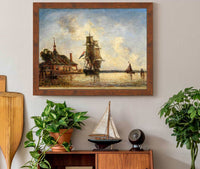 Canal En Hollande by Johan Barthold Jongkind