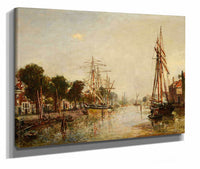 Canal En Hollande by Johan Barthold Jongkind