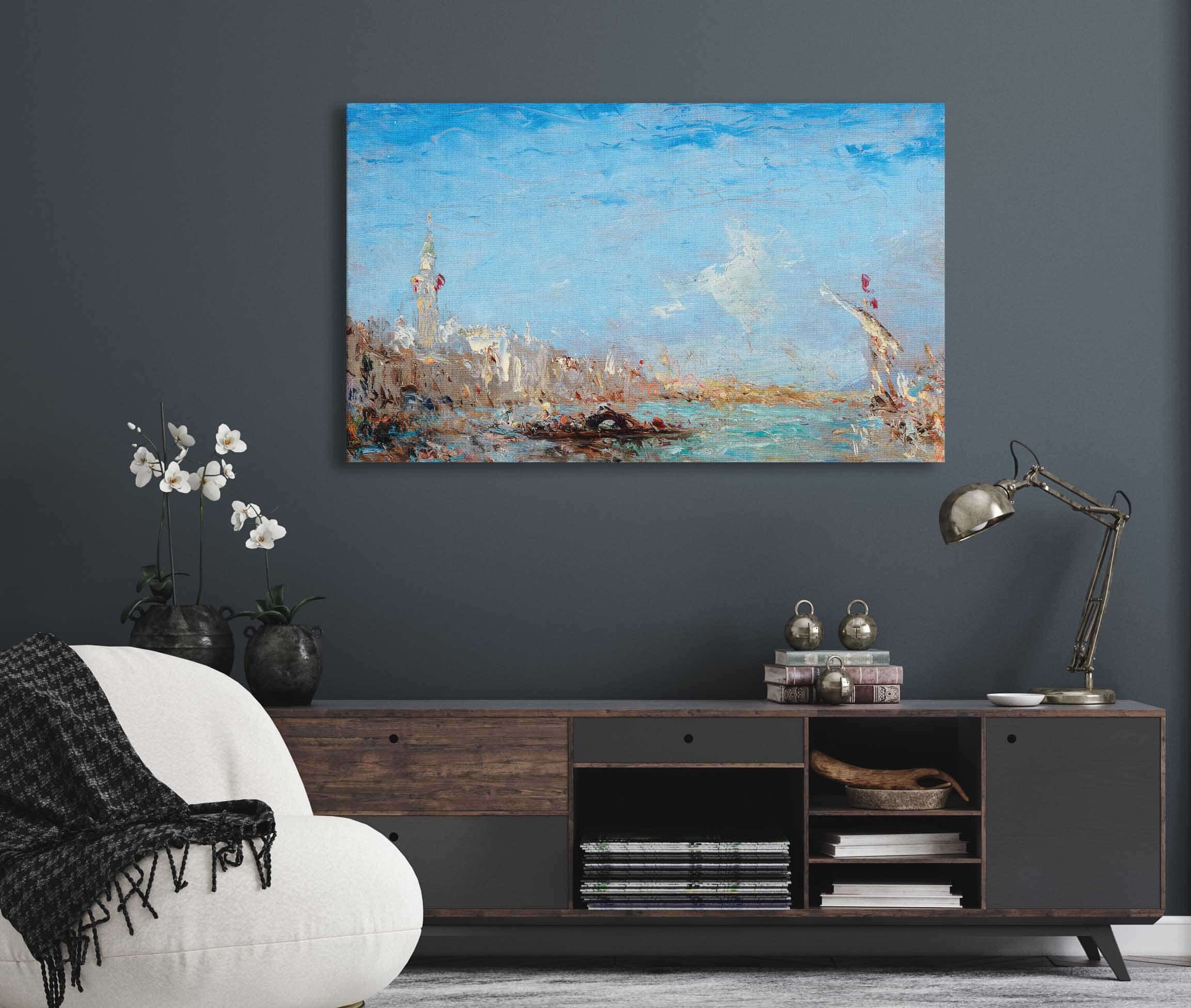 Canal Grande by Felix Ziem
