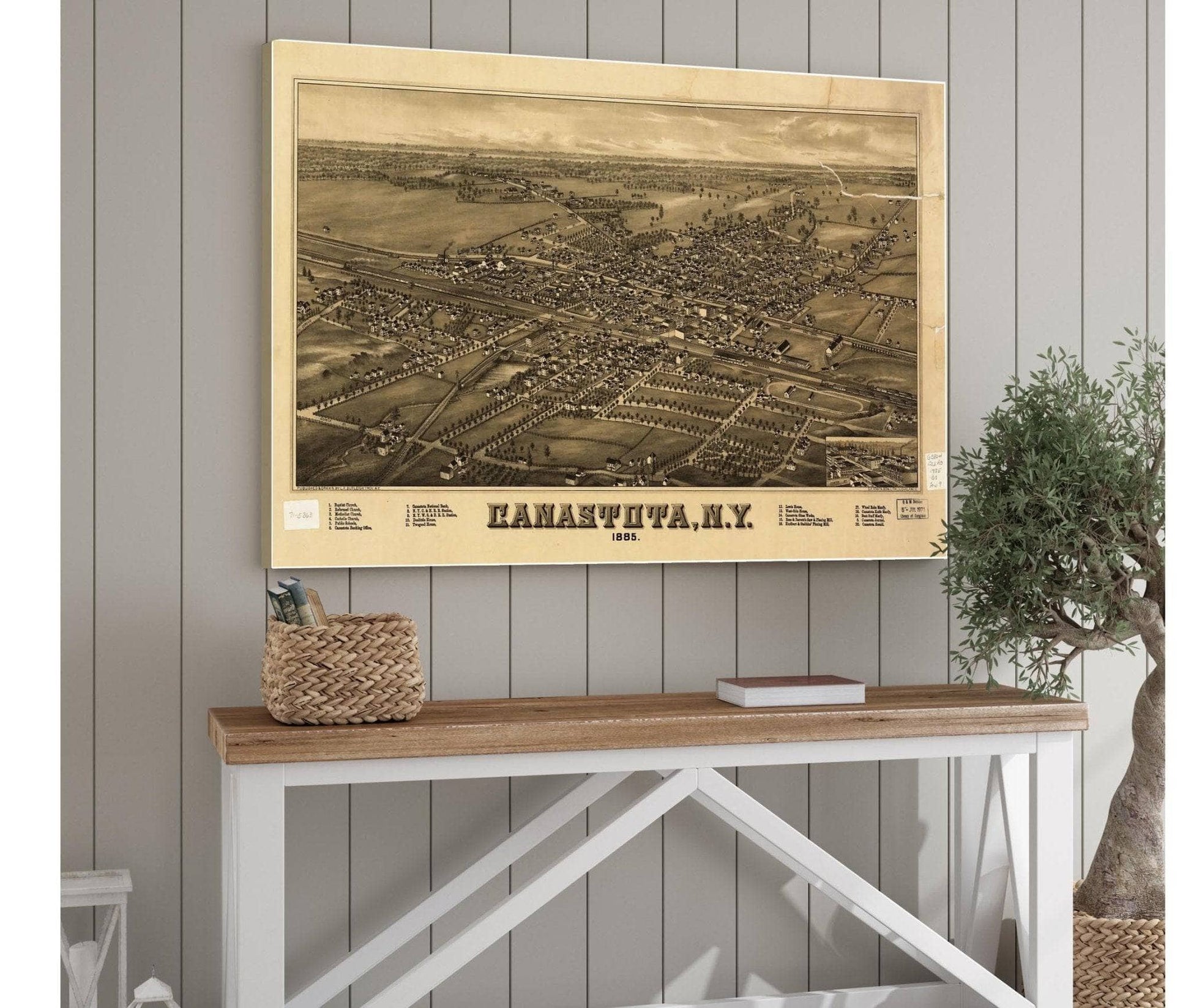 Canastota Ny 1885  State Of New York